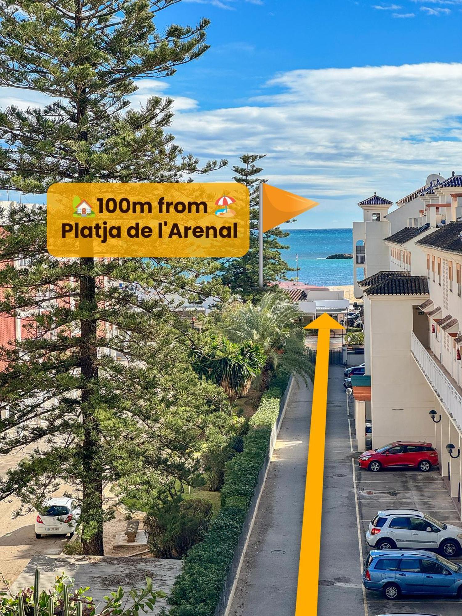 Studio Hola Arenal Platja de Larenal 외부 사진